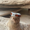 Wikinger Ring im braunen Holz-Design aus Edelstahl